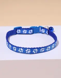 1pc Paw Print Design Pendant For Pet Collar, Suitable For Cats And Small Dogs