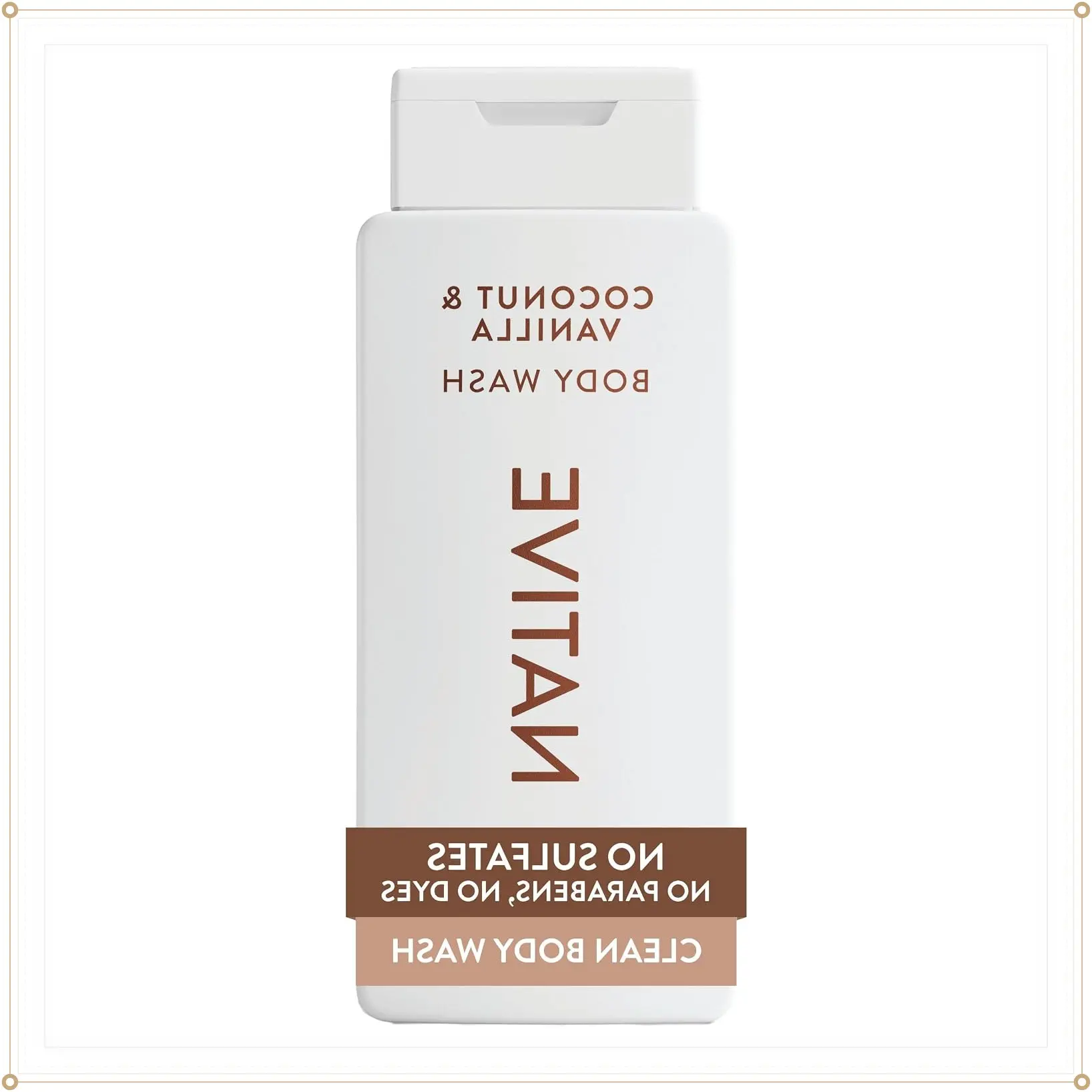 Native Clean Body Wash, Gentle & pH-balanced for Sensitive Skin, 24-Hr Freshness for Women & Men, Vegan & Cruelty-Free, Free of Sulfates, Parabens & Phthalates, Coconut & Vanilla, 18fl ozGift