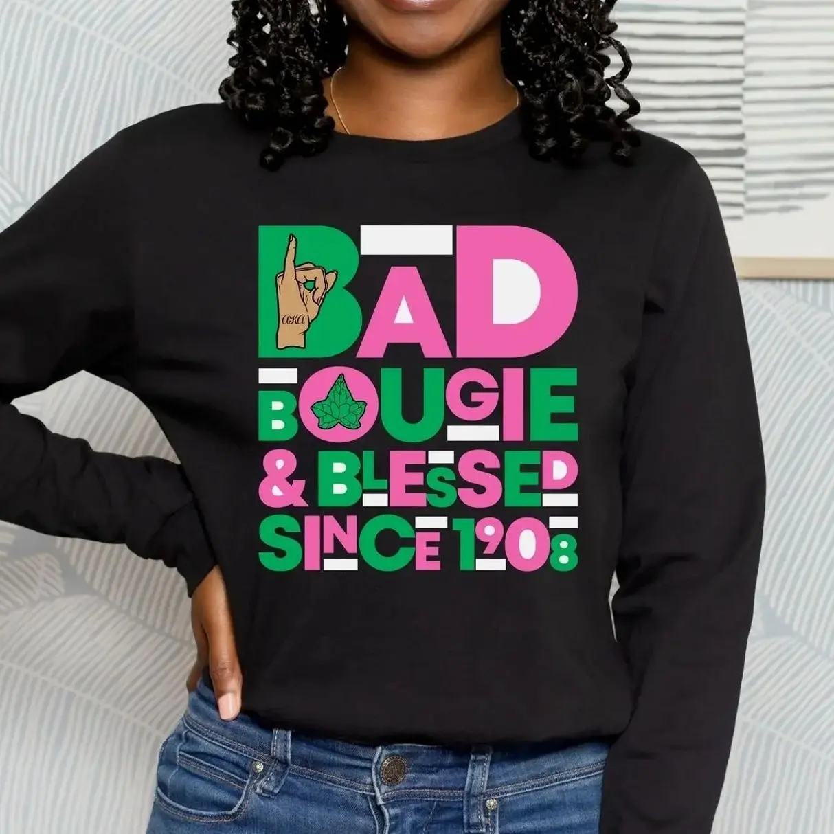Alpha Kappa Alpha Sweatshirt. AKA Sweatshirt. AKA 1908 Sorority Apparel. AKAs, Alpha Women