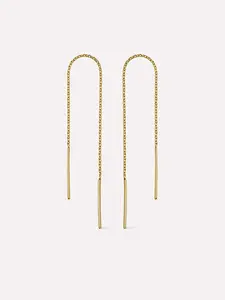 Gold Threader Earrings - Gold Threaders
