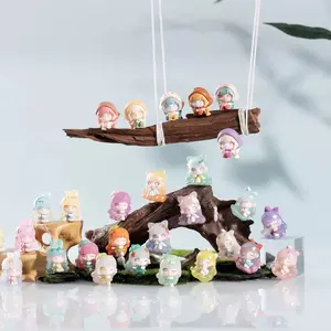 TNT Liita Moon Calendar 24 Mini Particles Series, Cute Desktop Figure Collection & Adorable Gift for Teen Girls, Kawaii Desk Decor Showpiece.