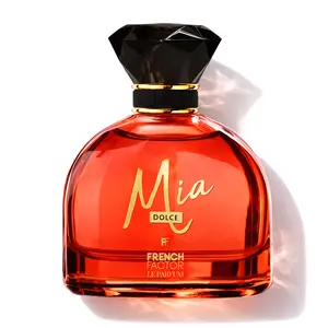 French Factor Mia Dolce Eau de Parfum | Key notes: Orchid, Almond, Neroli, Ylang, Jasmine, Vanilla, Musk, Cedar Wood | Long Lasting Perfume for Women | 3.4 Fl.oz