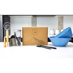 Sky Co Sourdough Starter Kit For Beginners, Complete Bread Making Kit With Banneton Proofing Basket,  Sourdough Baking Supplies, Beginner Sourdough Starter Kit, Sourdough Kit