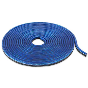 XWS1250 50 ft 12-Gauge EnvyFlex 100% Oxygen Free Copper Speaker Wire (Blue/Gray)