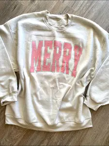 Varsity Merry Inside Out Sweatshirt
