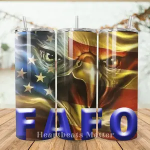 FAFO Screaming Eagle Tumbler