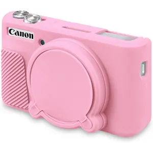 Camera Case for  PowerShot SX740/ SX730 Digital Camera, SX740 Camera Soft Case Cover Rubber Camera Sleeve with Removable Lens Cover,