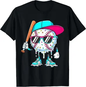 Baseball Life Style 101 Apparel Youth Drip Baseball Boys Kid T-Shirt YOUNG BOYS graphic tee