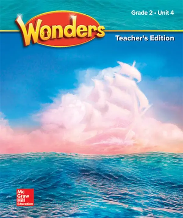 USED Book - Wonders Grade 2 Teacher's Edition Unit 4 by McGraw Hill (Spiral-bound) - english
