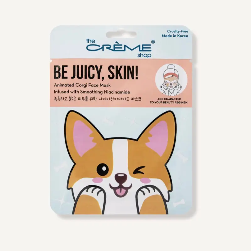 The Créme Shop Be Juicy, Skin! Animated Corgi Sheet Mask