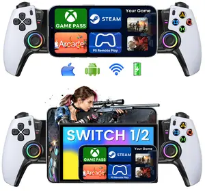 ESYWEN Stretch game controller MC50 is suitable for IOS and Android mobile device games, compatible with Switch/Switch OLED/Switch2 host, Hall effect rocker and Hall analog trigger button