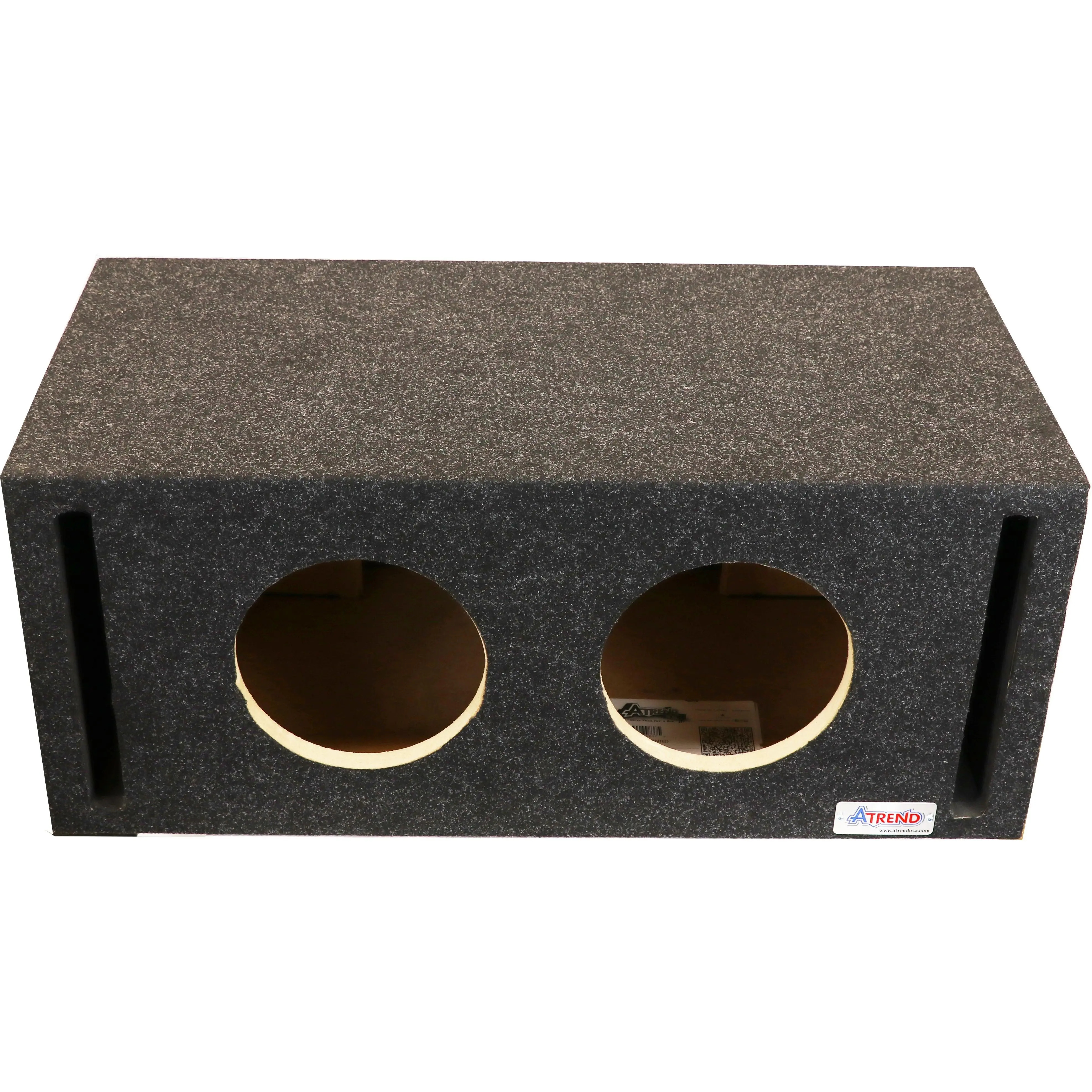 8 in Dual Vented Subwoofer Enclosure Precision CNC-Cut, 3/4-Inch MDF Made in USA.