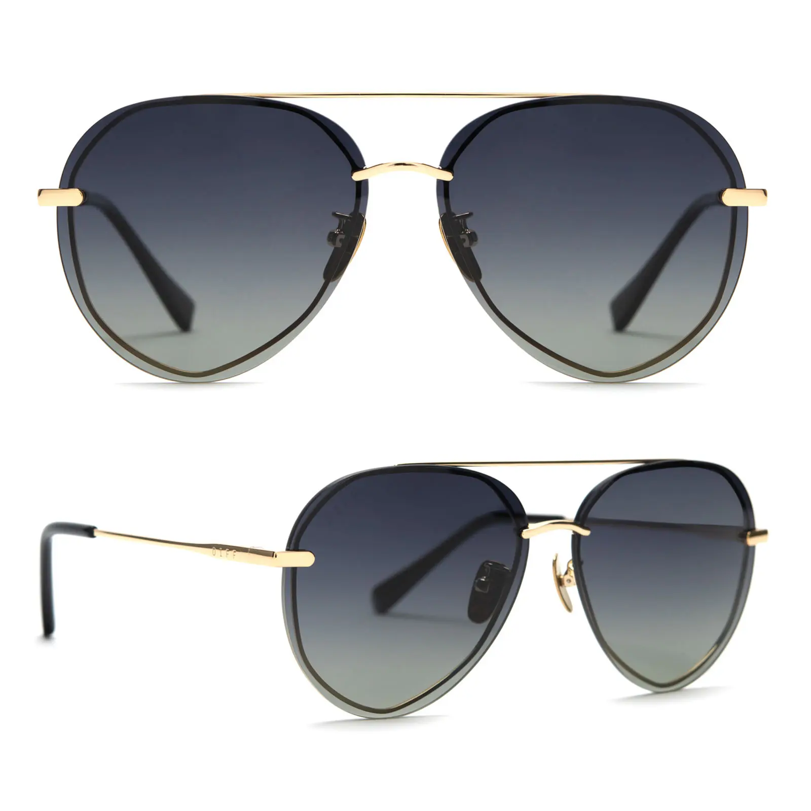 DIFF Lenox Aviator Sunglasses for Women