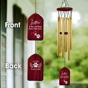 Pet Memorial Gift, Dog Memorial Wind Chime, Pet Listen to the Wind Chime, Dog Remembrance Gift, Loss of Dog Sympathy Gift, Pet Loss Passing Away Remembrance Bereavement Gift