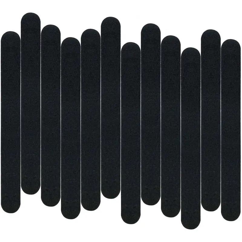 12 Pack Professional Nail Files, 100/180 Grit Double-Sided Emery Boards for Manicure & Acrylic Nail Care, Acrylic Nails