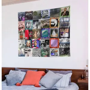 Suicideboys Album Tapestry Cover Art Banner Flag Sboys Poster Wall Decor Hanging Collage Dorm G59 Merch / Scrim Gift Trippy