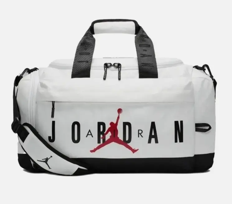 Nike Air Jordan Velocity Duffel Bag 81L White Black Red