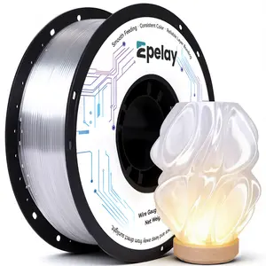 Epelay PETG Transparent Filament – Clear / Purple / Pink / Gray | Strong, Glossy & Easy to Print