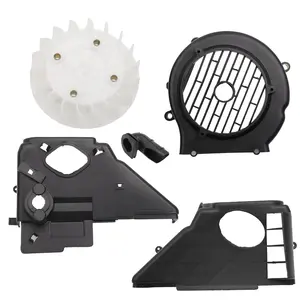 Air Director Cooling Fan Cover Assembly in PP Material Replacement for GY6 125cc 150cc ATV Go Kart Moped Scooter Old Style