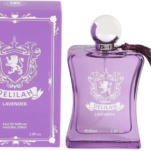 Delilah Lavender Women’s Perfume Eau de Parfum Floral Musk Vanilla Soft Powdery Scent – 85ml / 2.8 fl oz