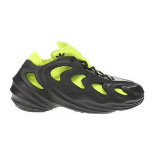 adidas Mens Adi Fom Q Lace Up Sneakers Shoes Casual - Black, Yellow