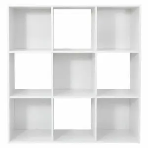 New Choice Deal 9-Cube Wood Shelf Storage Cabinet Cubical Cupboard Organizer Home Decor White