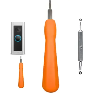 Ring Doorbell  Tool Kit - Double-Ended Torx T6 & T15 for  Change,  Reset, and Replacement - Fits Ring Video Doorbell, Camera, 2, 3, 3+, 4, Plus, Pro, Elite,