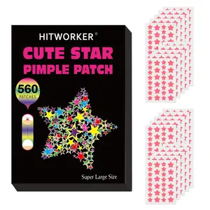 Pimple Cover Patch, Acne Cover Patch, Hydrocolloidal Pimple Patch, Invisible Star Shape Sticker, Cleanser for Ance-prone Skin for Women & Men, Acne Clearing Products, Acne Patches, Acne Stickers
