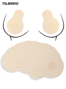 20 Pairs Invisible Breast Lift Cups, Gel-Free Design for Women's Nipple Coverage, Breathable and Customizable for Strapless and Deep V