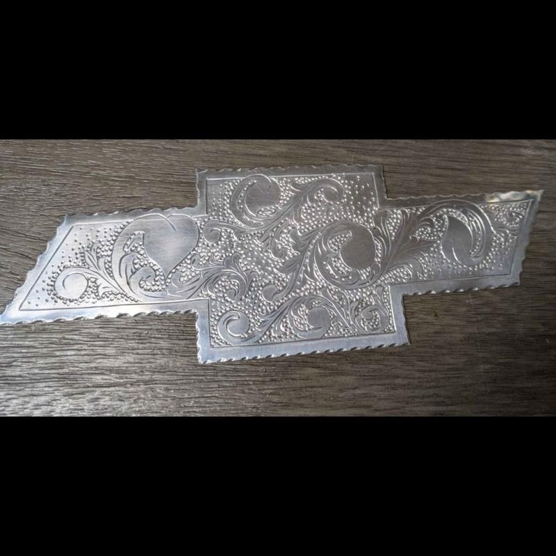 Custom Engraved Chevy Emblems - Personalized Design for Your Needs