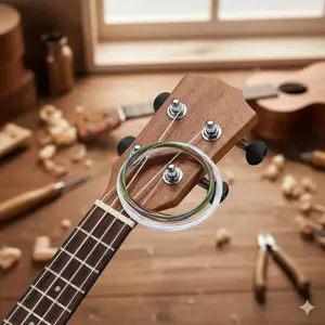Professional Ukulele string set; nano anti-Rust Coating, Quick Tuning, Durable & Travel-Friendly. Ideal for Beginners, Camping, or Dorm Use. Enhanced Nylon Strings for Bright Sound, Stable Pitch, Easy Install. Upgrade Your Practice & Performance!