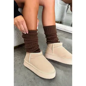 Nila Leg Warmers - Brown