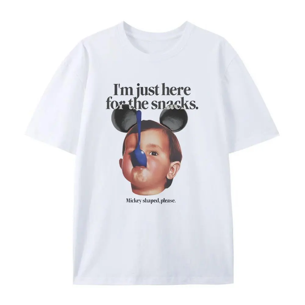 Mouse Shape Graphic T-Shirt, Women's Round Neck Short Sleeve Summer Tee, Cute Streetwear Cotton Top, Casual Fashion Shirt