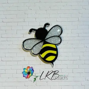 Bumblebee Badge Reel ~ Retractable ID Badge Holder ~ Handmade ~ Fun Badge Reel ~ Nurse Badge Reel ~ Medical Wear
