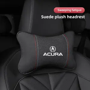 Car Headrest Neck Support Seat Lumbar Cushion Neck Pillow For Acura ADX RDX ZDX Integra NSX MDX TLX CDX ILX RLX TL RL