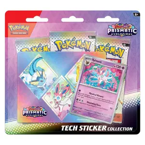 Prismatic Evolutions Tech Sticker Collection [Random Art]