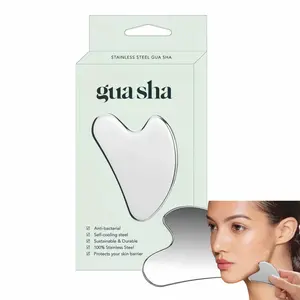 Premium Stainless Steel  Facial guasha tool - Durable Metal Massage Board for Face & Body, Includes Exquisite Gift Box, Perfect Christmas Gift, TikTok Trending Facial Care Tool