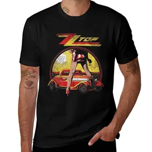ZZ Top Legs Album Cover Mens T Shirts Cotton Short Sleeve T-Shirt Crew Neck Tees Casual Shirt