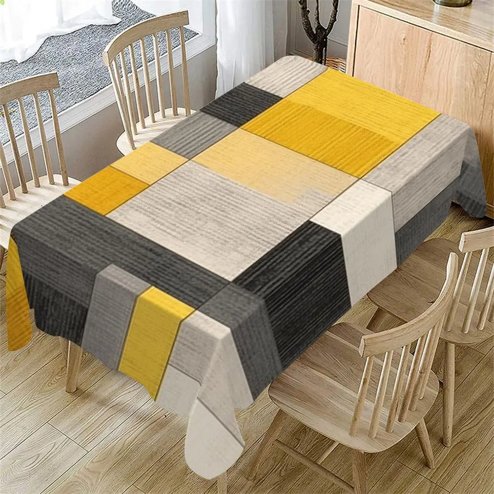 Geometric Pattern Table Runner, Rectangular Tablecloth, Decorative Tablecloth for Home Kitchen Dining Room, Table Decoration Supplies for Wedding Party