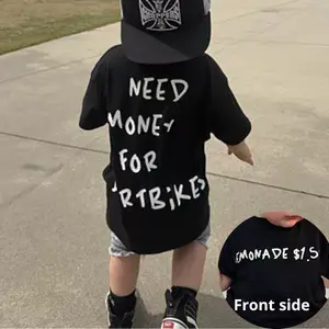 Youth & Adult Need Money For Dirt Bikes Funny Graphic T-Shirt, Cool Kids Streetwear Outfit, Humorous Quote Moto Racing Style Trendy Graphic Tee, Streetstyle T-shirt, Moto Club lover Tee, racing clothing, matching family