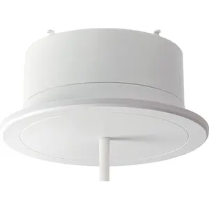 Lutron Vive Wireless Hub without BACNETnet, Provides a Connection Point For Up to 700 Lutron Vive Devices, Range Radius of 71 Ft (22 M), Flush-Mount Adapter and Power Supply, HJS-0-FM