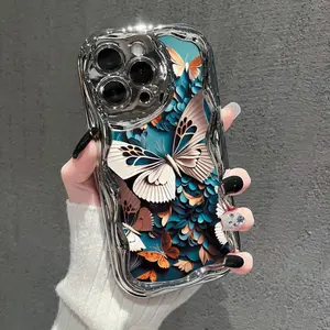A charming and fashionable thick shockproof phone case designed for iPhone 17 16Pro Max 15Pro 14 Plus 13 12Promax 11 PRO MAXPLUS, 17AIR and X XS MAX series phone cases, shockproof dustproof phone cover, ideal gift