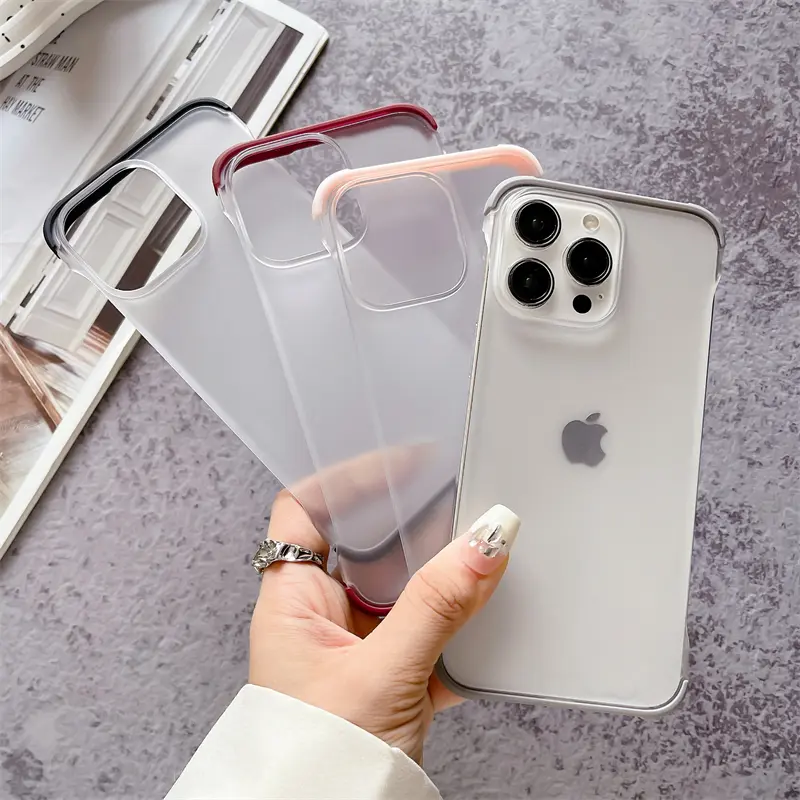 Frameless Matte Ultra Thin Magnetic Case For Iphone 16 Pro Max, 16/15