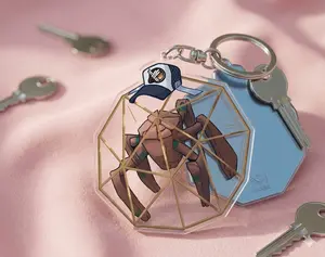 Project Hail Mary Rocky Keychain, collectible item, gift for fans.