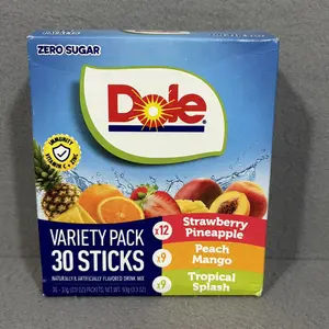 Dole Powder Mix Variety Pack Tropical Splash, Peach Mango, Strawberry Pineapple