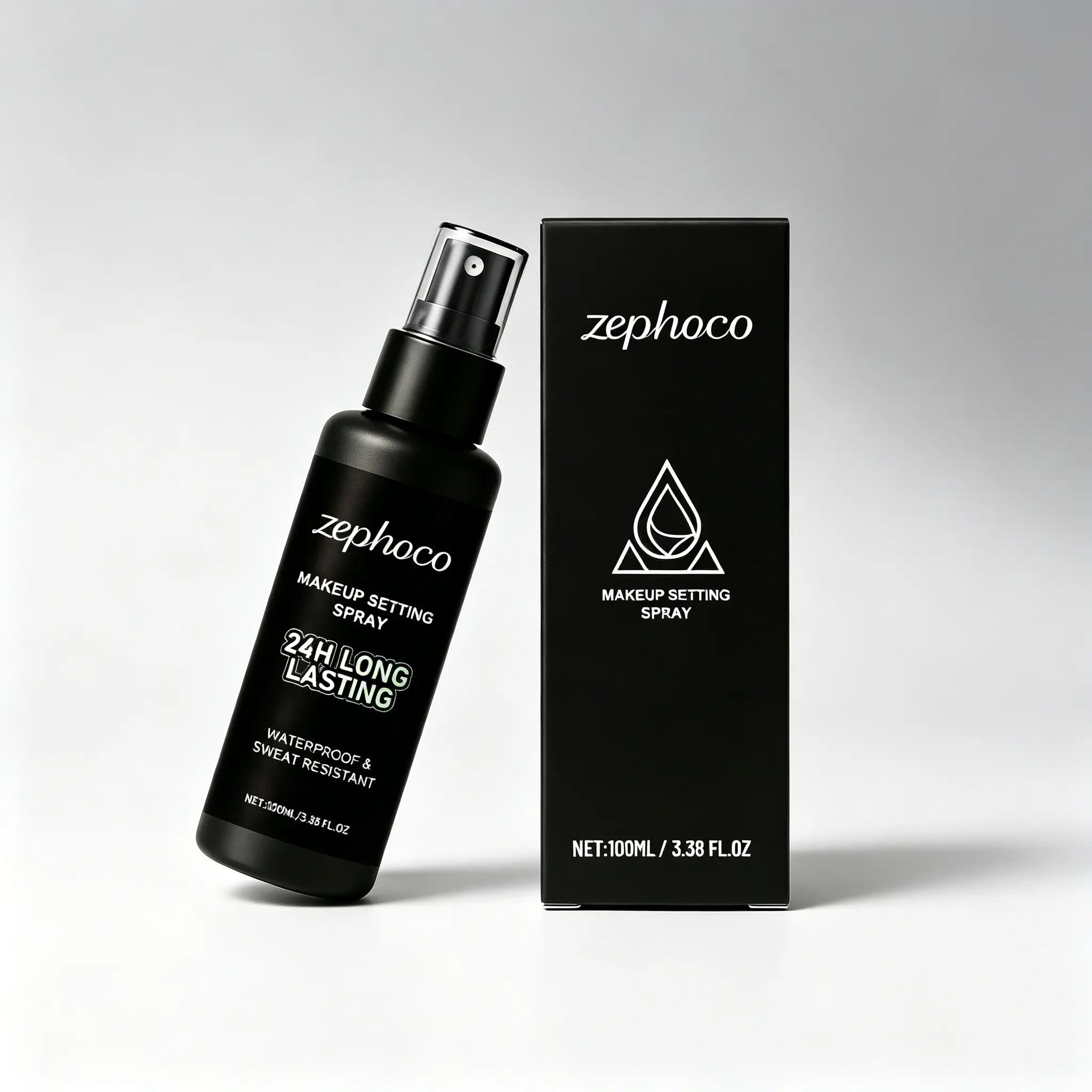 Waterproof Setting Spray 100ml – Sweat Resistant, 24H Long Lasting – Locks Makeup for Flawless Finish | zephoco