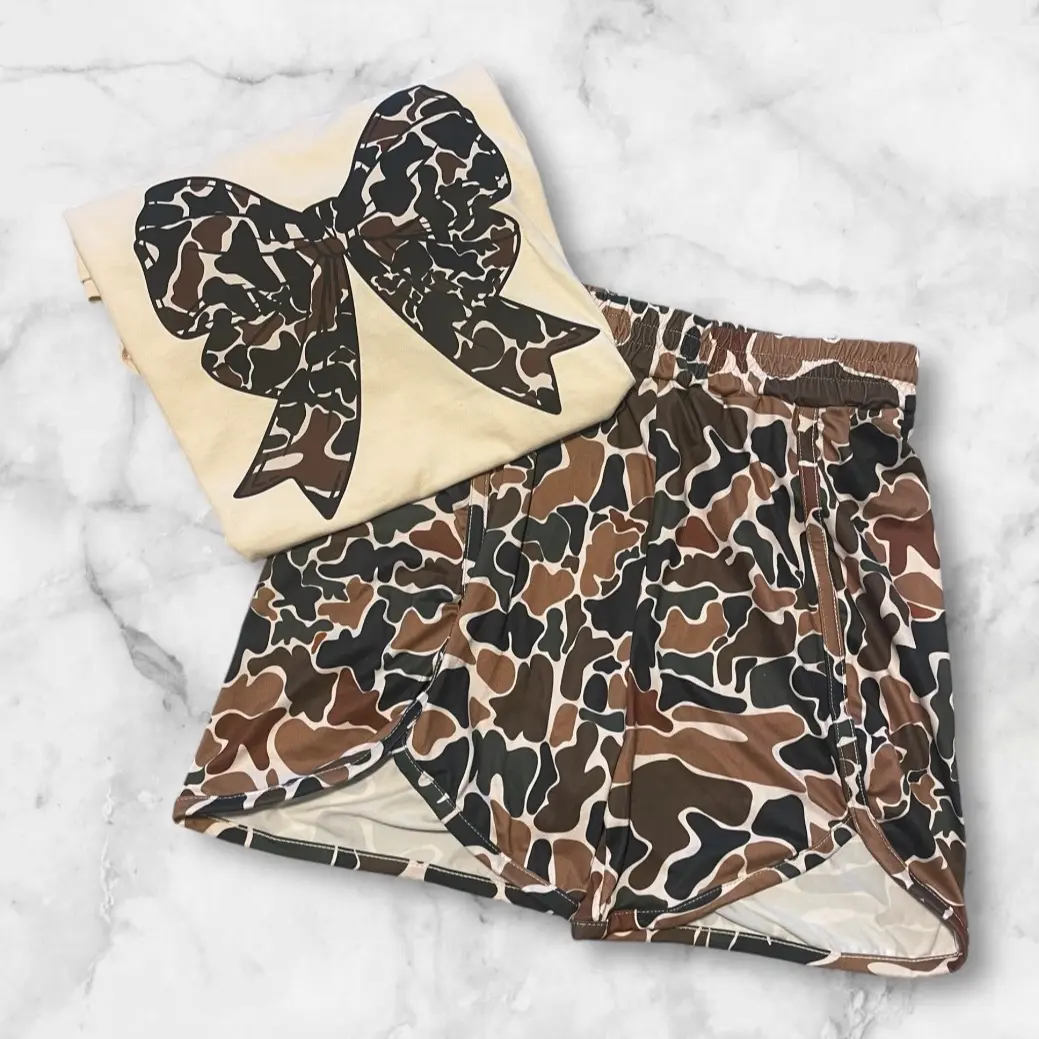 Viral Bottomland Camo Shirt - Old School Duck Camo - Casual womenswear- not a set shirt only