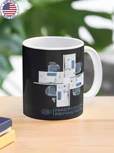 MDR Macrodata Refinement Lumon Industries Coffee Mug, Severance Inspired Minimalist Mug,Trendy Mugs