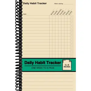 Daily Habit Tracker: Habit Tracking Notebook | One Week to a Page | Small