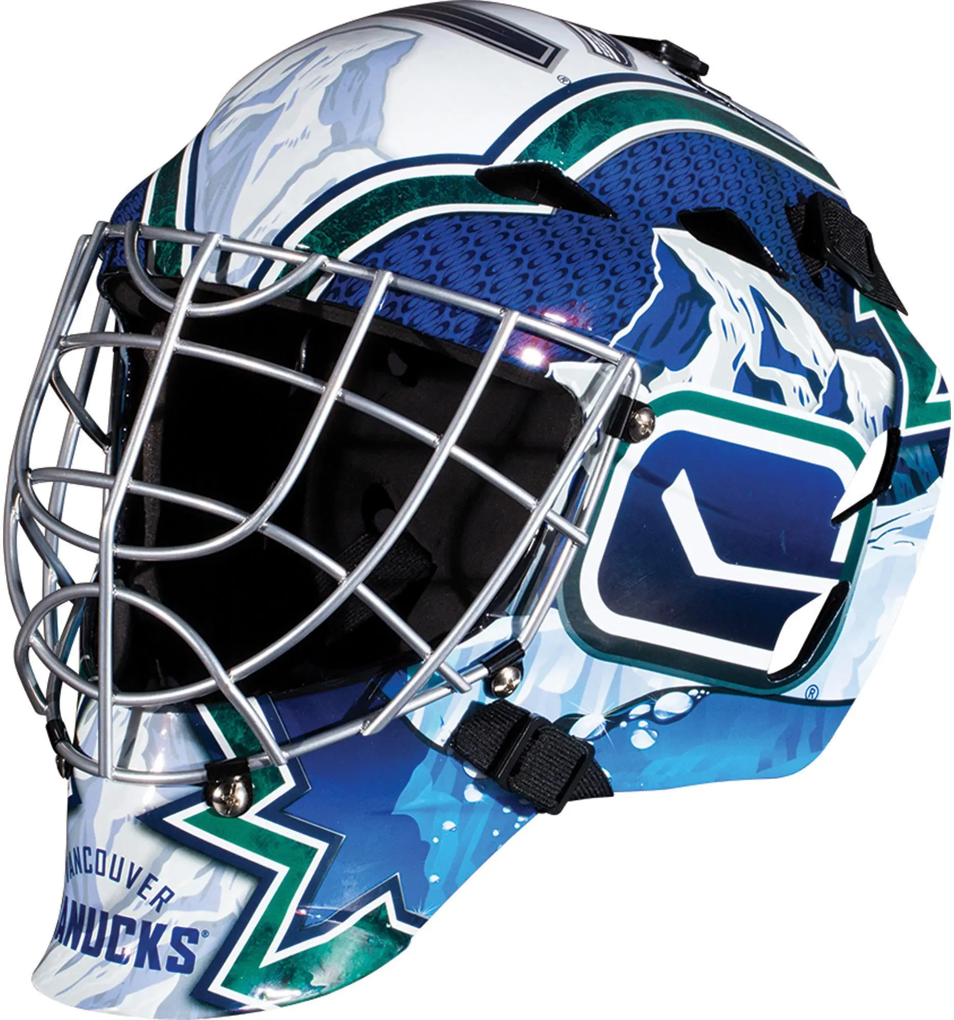 Vancouver Canucks Unsigned Franklin Sports Replica Goalie Mask